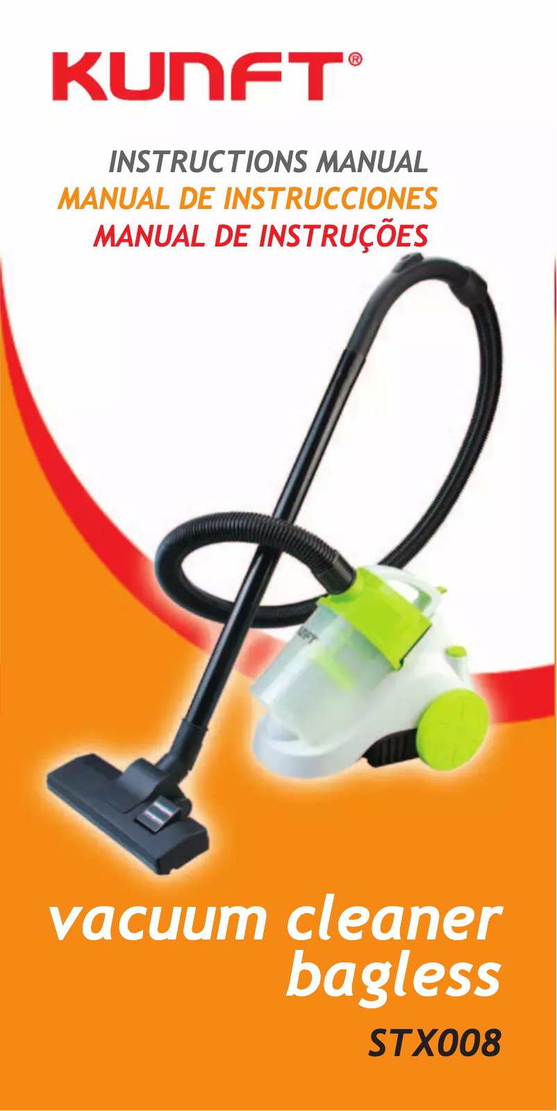 Page 1 de la notice Manuel utilisateur Kunft STX008
