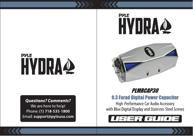 Page n°1 - Manuel utilisateur Pyle PLMRCAP30