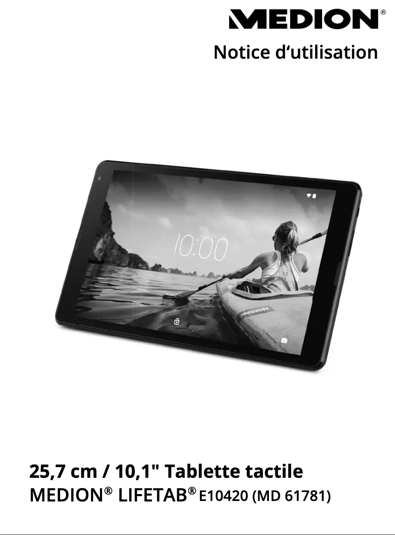 Page n°1 - Manuel utilisateur Medion LIFETAB E10420 (MD 61781)