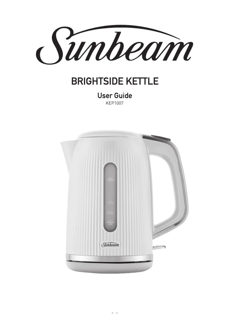 Image de la première page du manuel de l'appareil Brightside KEP1007