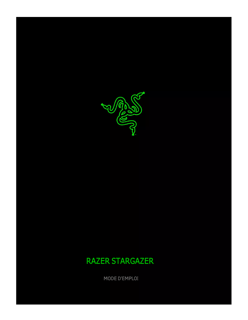 Imagen de la primera página del manual del dispositivo Stargazer