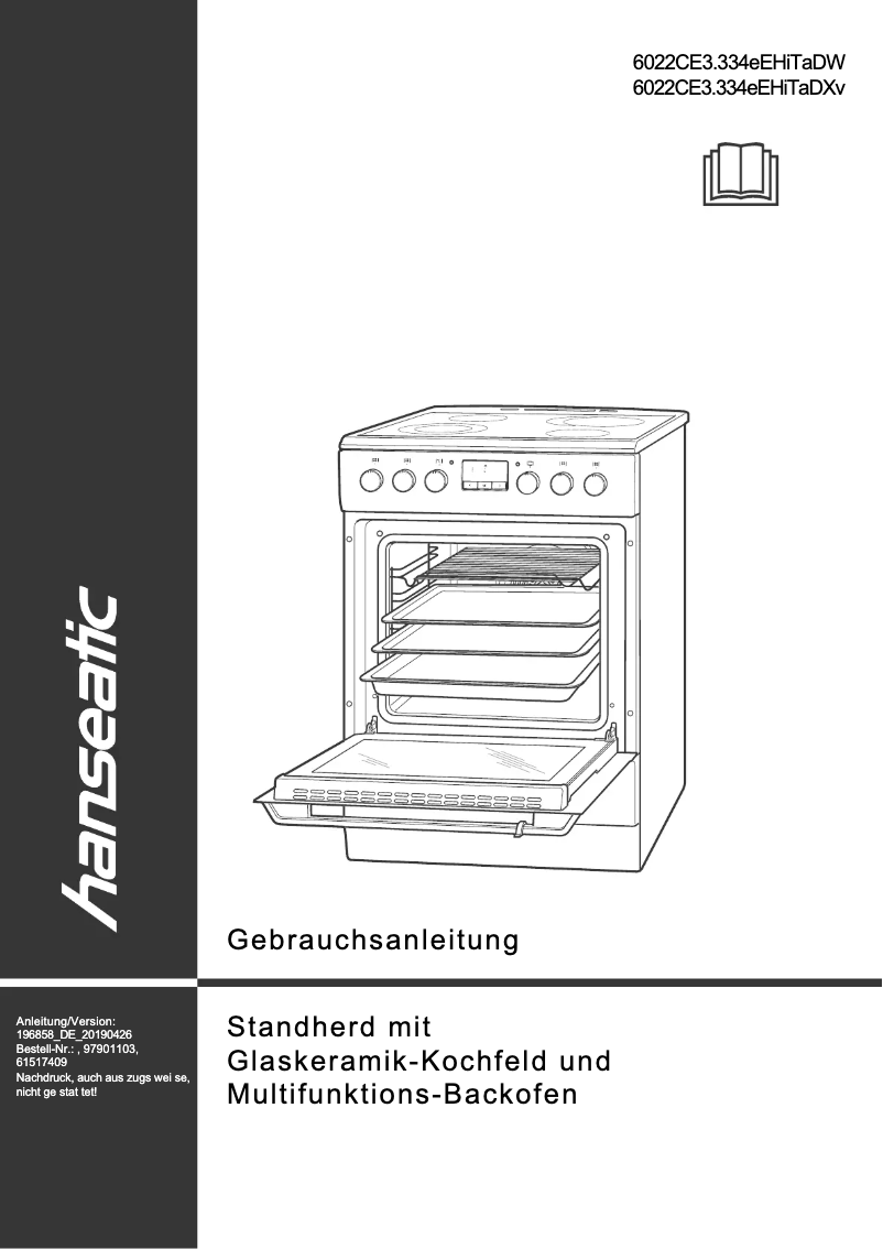 Página 1 del manual Manual de usuario Hanseatic 6022CE3.334eEHiTaDW