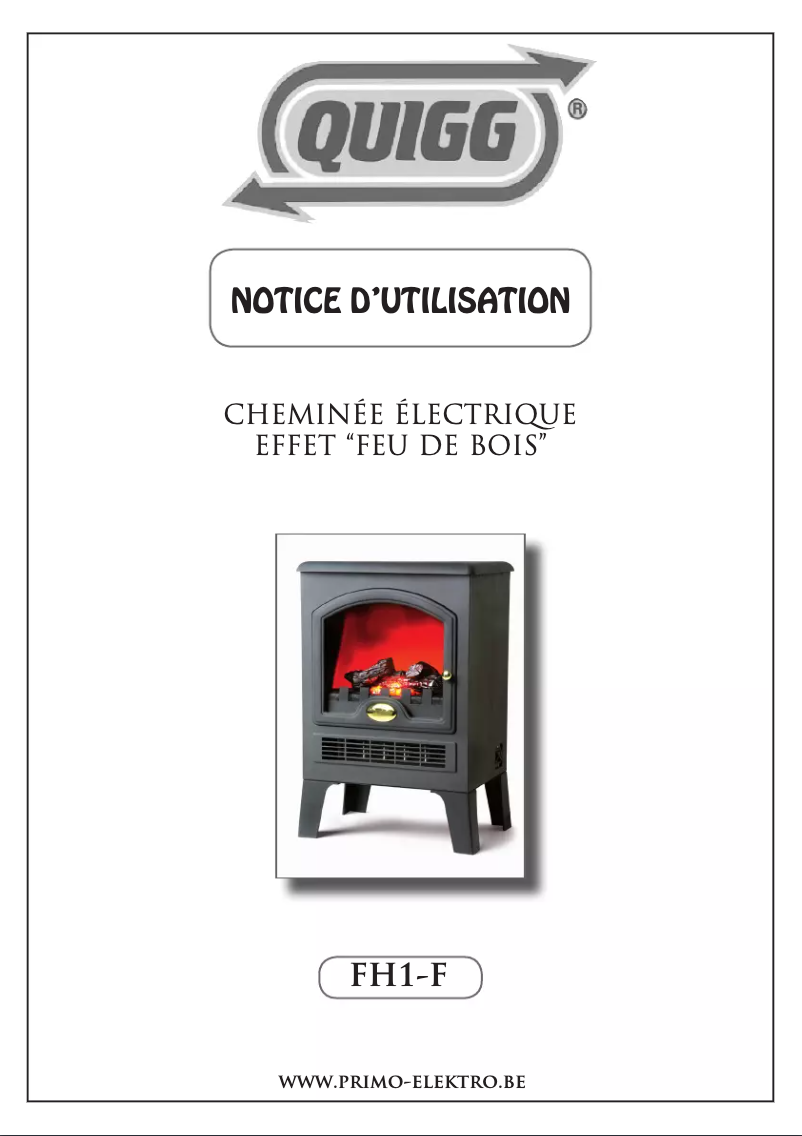 Page n°1 - Manuel utilisateur Quigg FH1