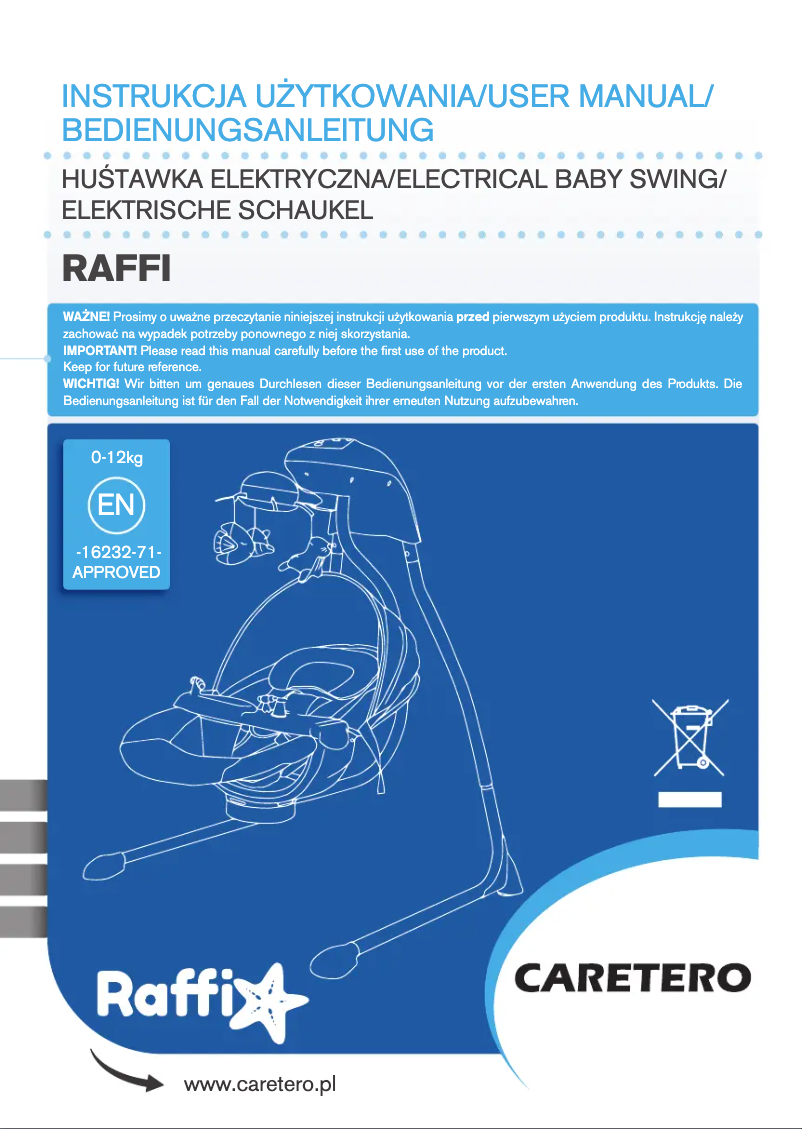 Image de la première page du manuel de l'appareil Raffi
