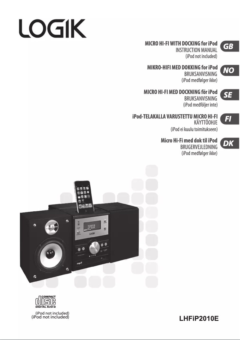 Page 1 de la notice Manuel utilisateur Logik LHFIP2010E