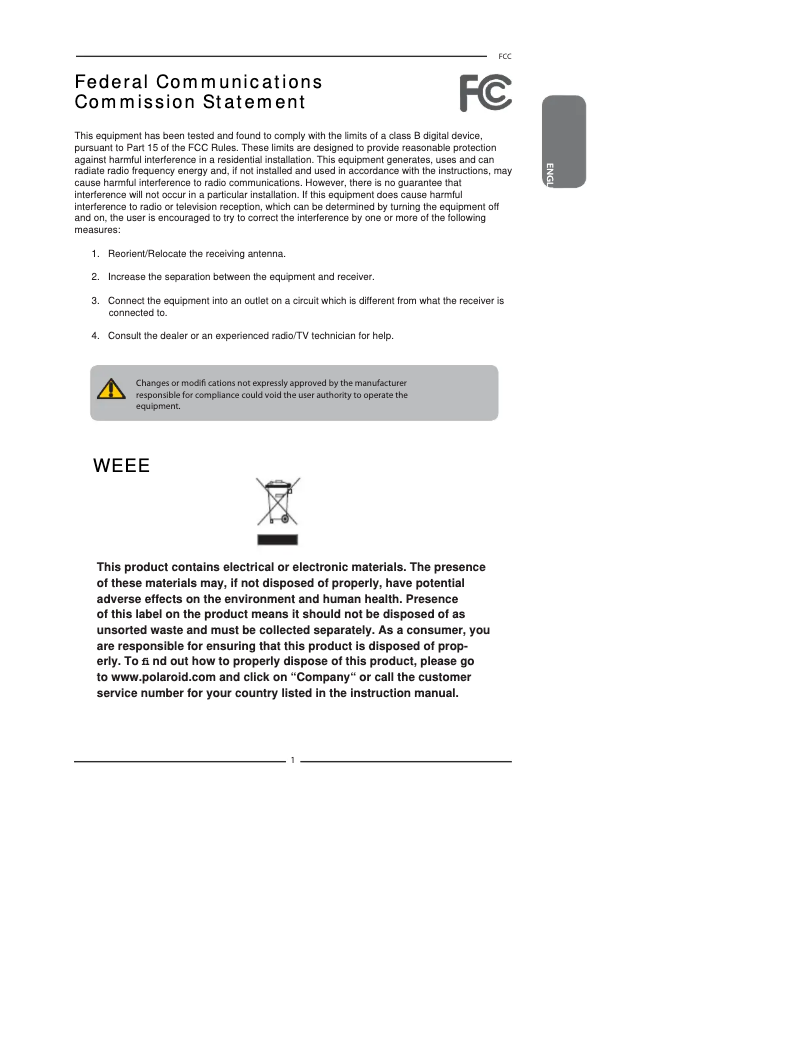 Image de la première page du manuel de l'appareil FLM-3234B