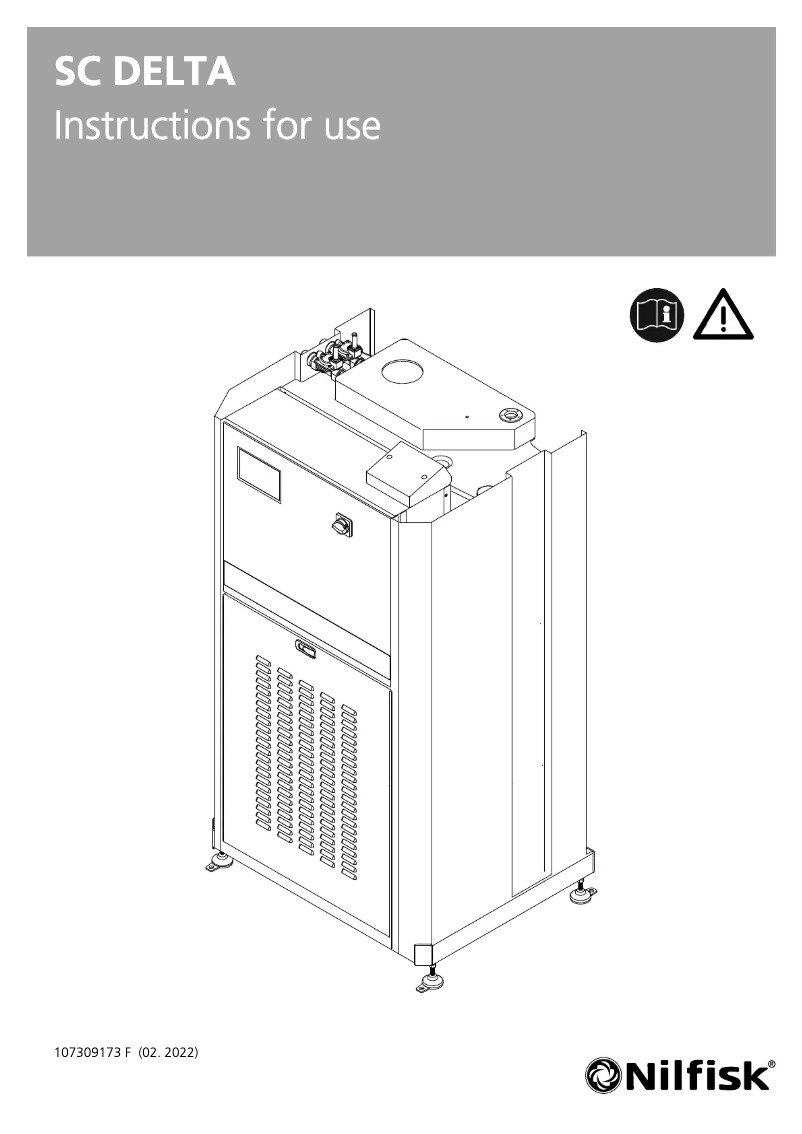 Page 1 de la notice Manuel utilisateur Nilfisk SC DELTA 8P
