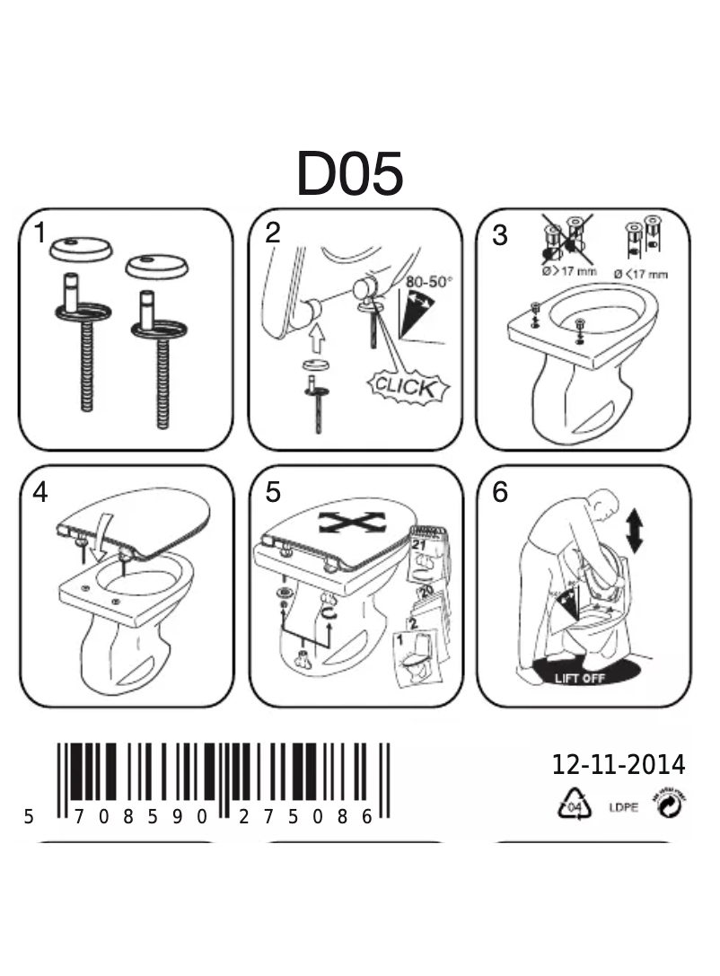 Page 1 de la notice Manuel utilisateur Pressalit ConCordia