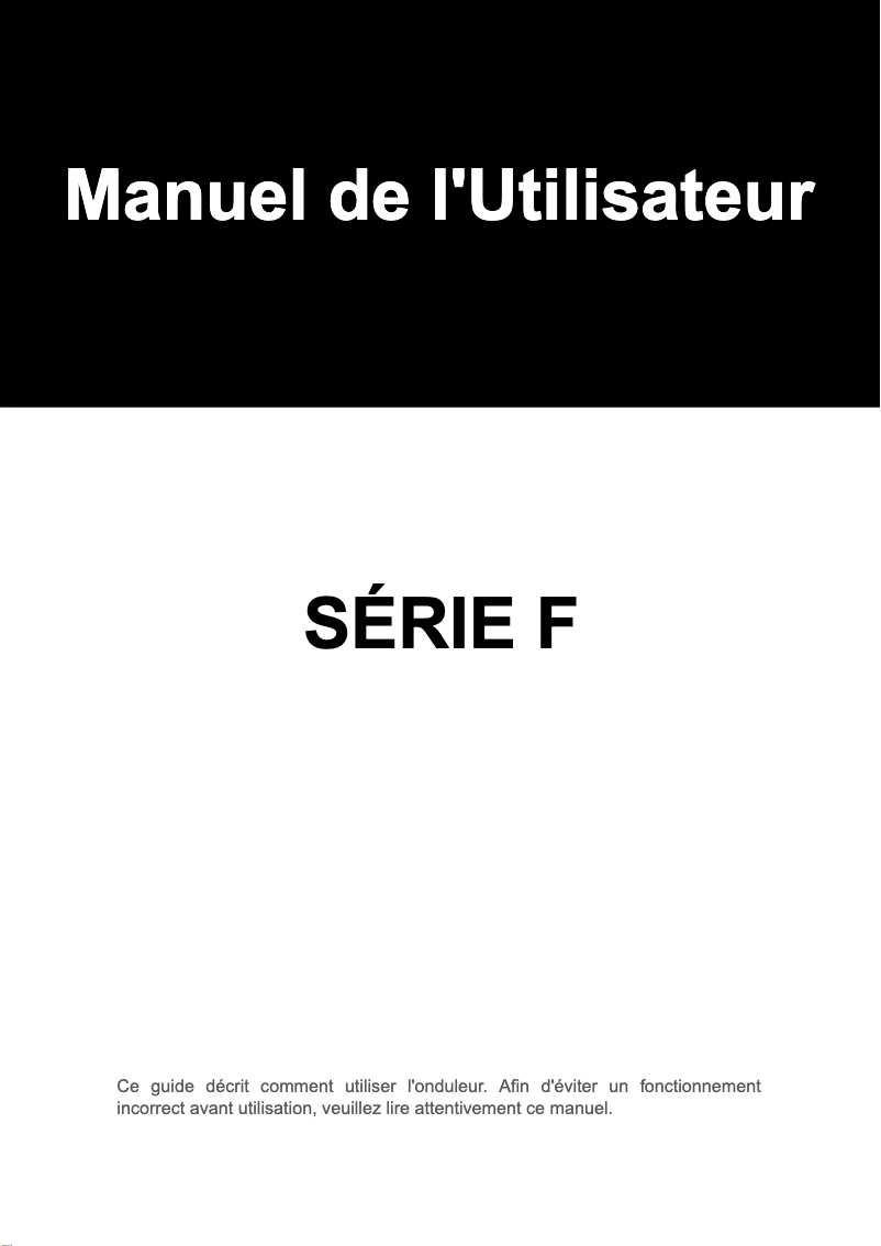 Page 1 of the manual Installation Guide FOX ESS F6000