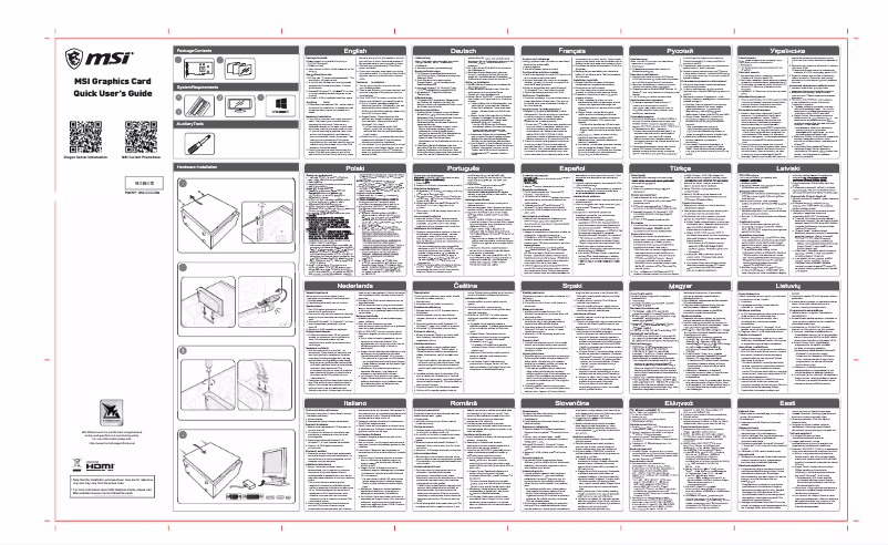 Image de la première page du manuel de l'appareil Radeon RX 5500 XT