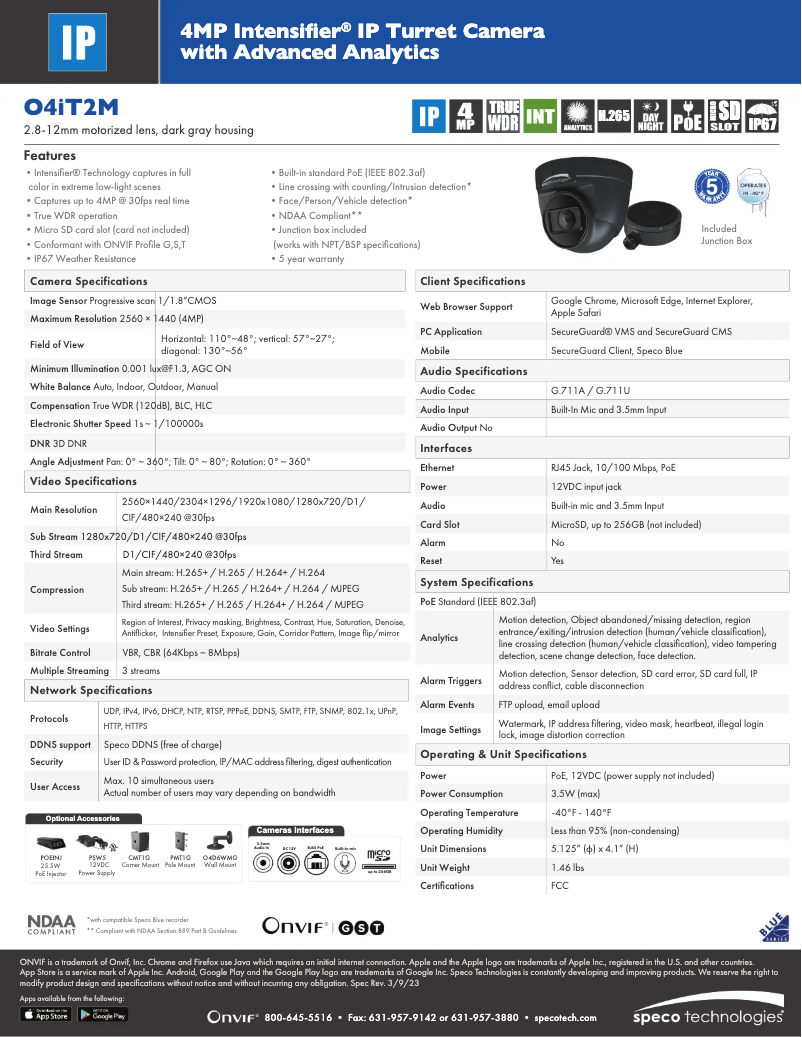 Image de la première page du manuel de l'appareil O4iT2M