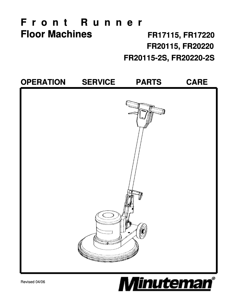 Image de la première page du manuel de l'appareil Front Runner FR17115