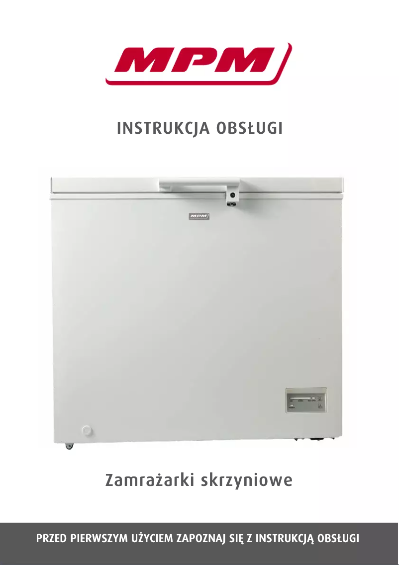 Image de la première page du manuel de l'appareil MPM-206-SK-06E