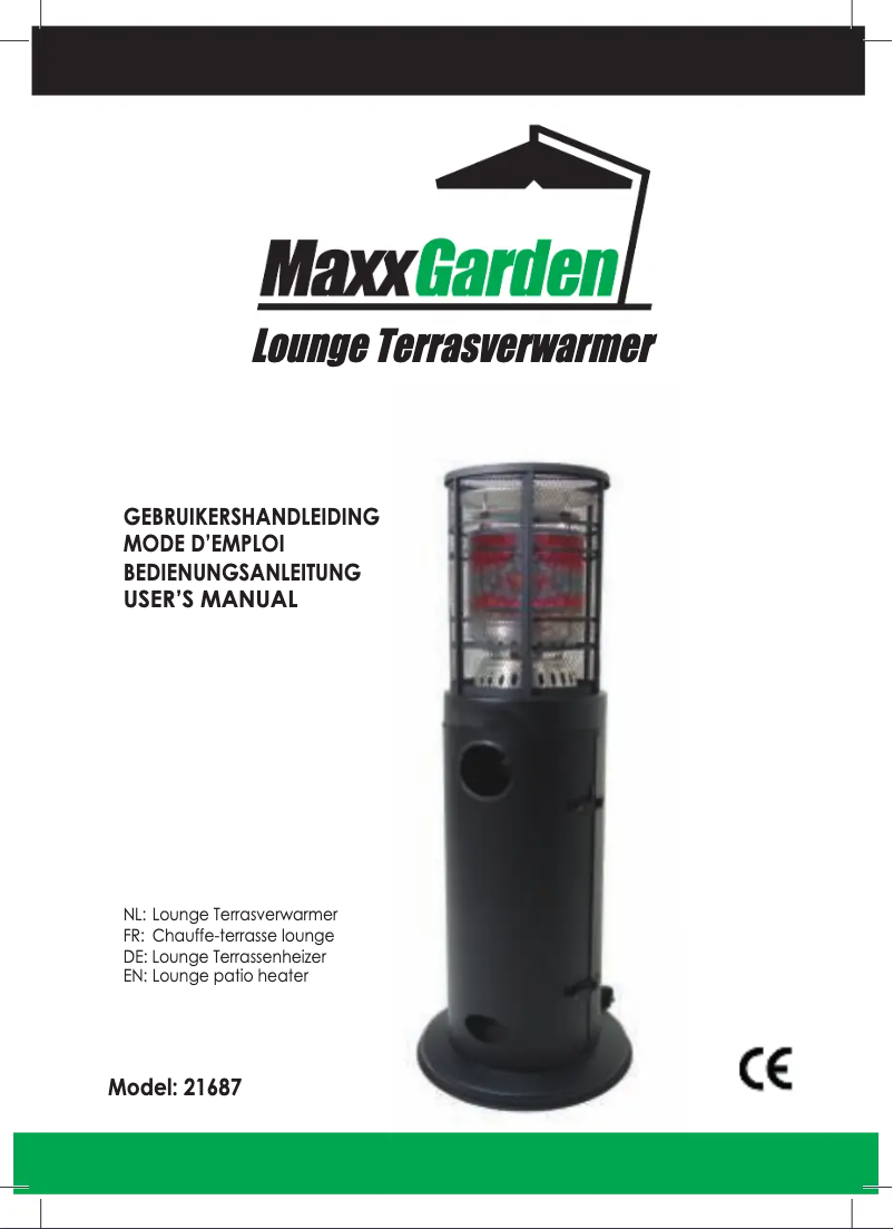 Page 1 de la notice Manuel utilisateur MaxxGarden 21687