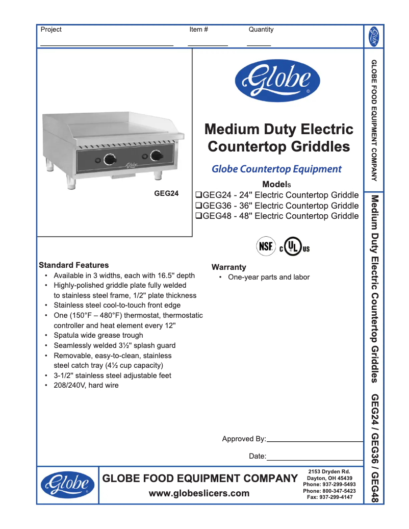 Image de la première page du manuel de l'appareil GEG36