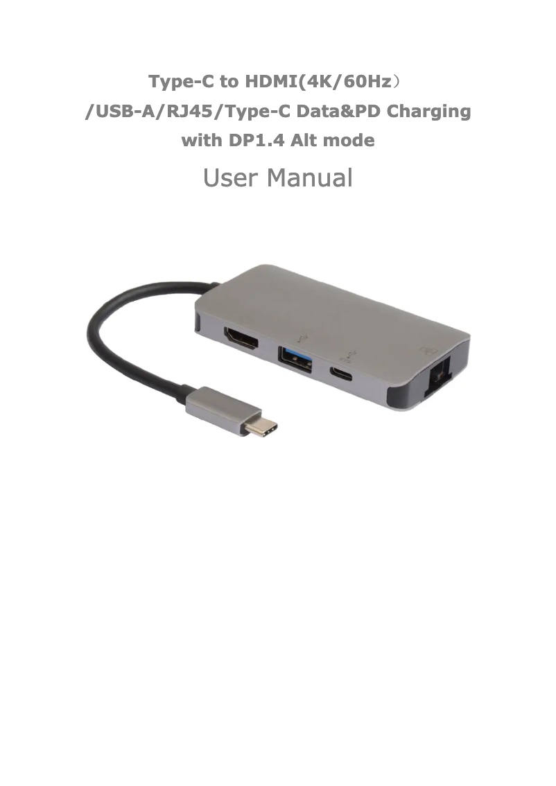 Page n°1 - Manuel utilisateur Micro Connect USB3.1CCOM16