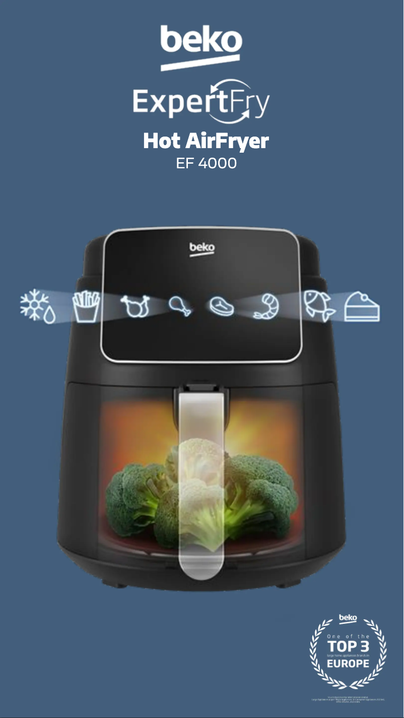 Page 1 de la notice Fiche technique Beko FRL 2244 B