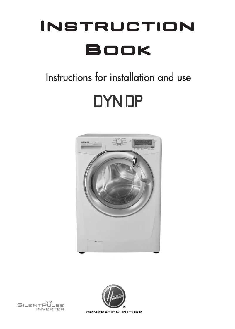 Page n°1 - Manuel utilisateur Hoover DYN 9164DPGB/1-8