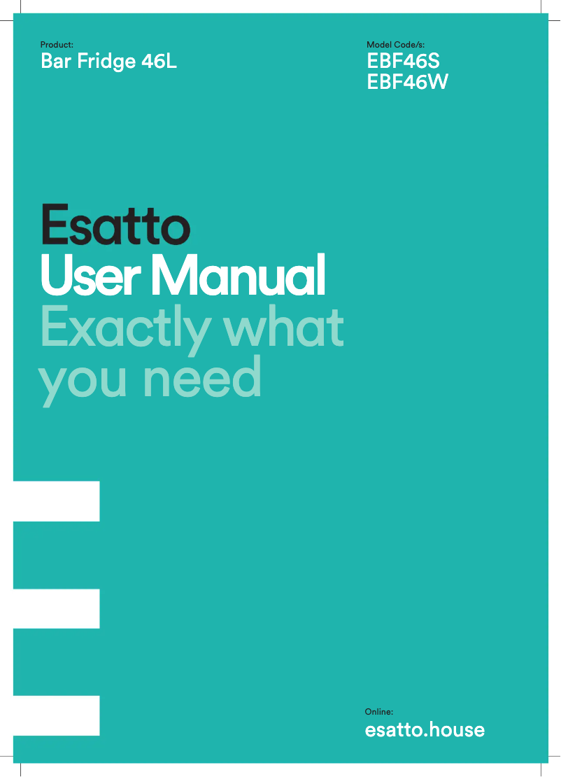 Página 1 del manual Manual de usuario Esatto EBF46S