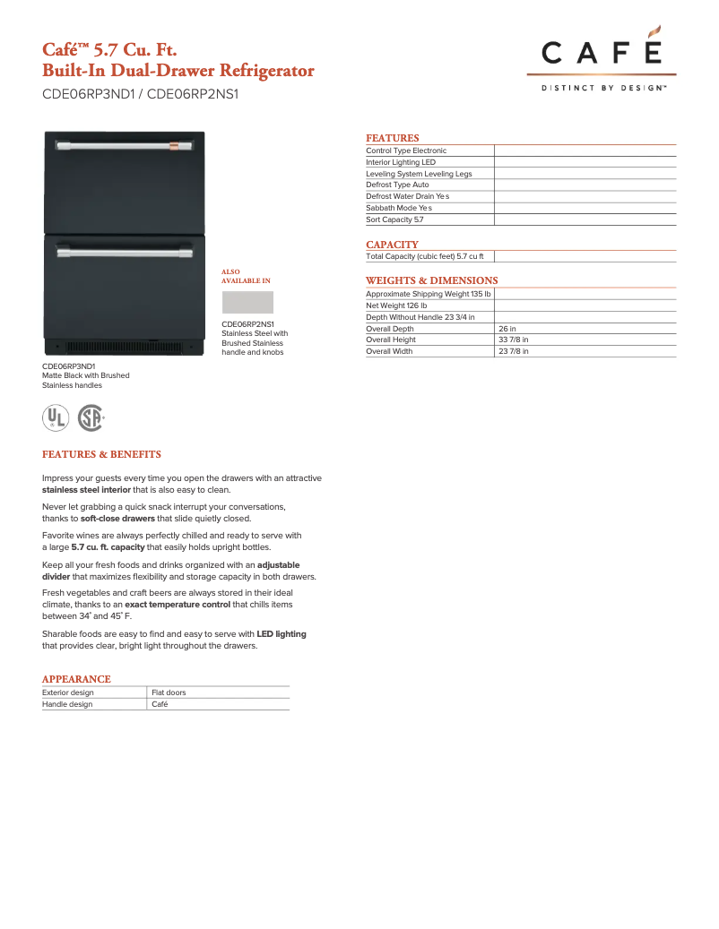 Image de la première page du manuel de l'appareil CDE06RP2NS1