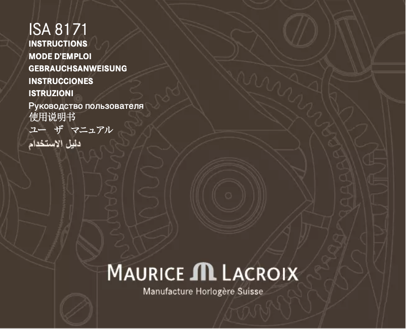 Página 1 del manual Manual de usuario Maurice Lacroix LC 1148