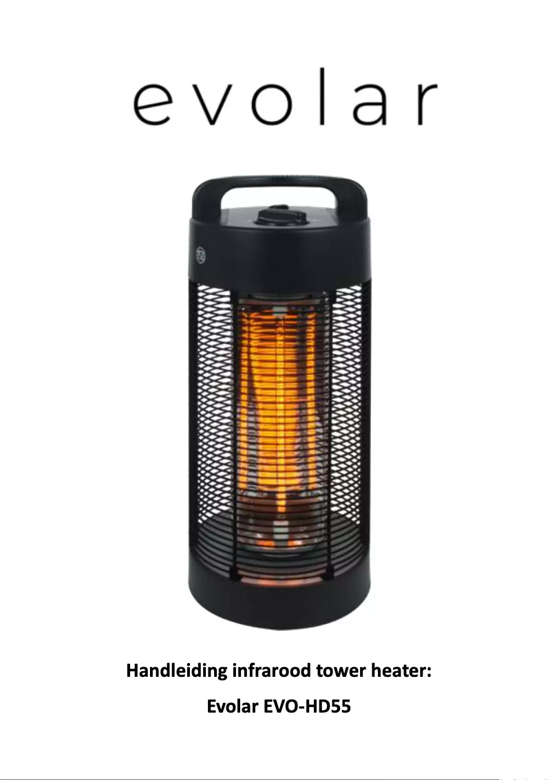 Image de la première page du manuel de l'appareil EVO-HD55