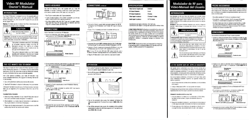 Image de la première page du manuel de l'appareil SWS2102W