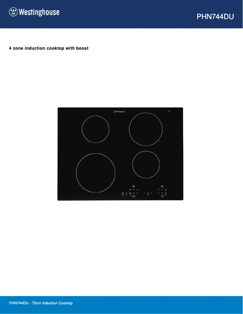 Image de la première page du manuel de l'appareil PHN744DU