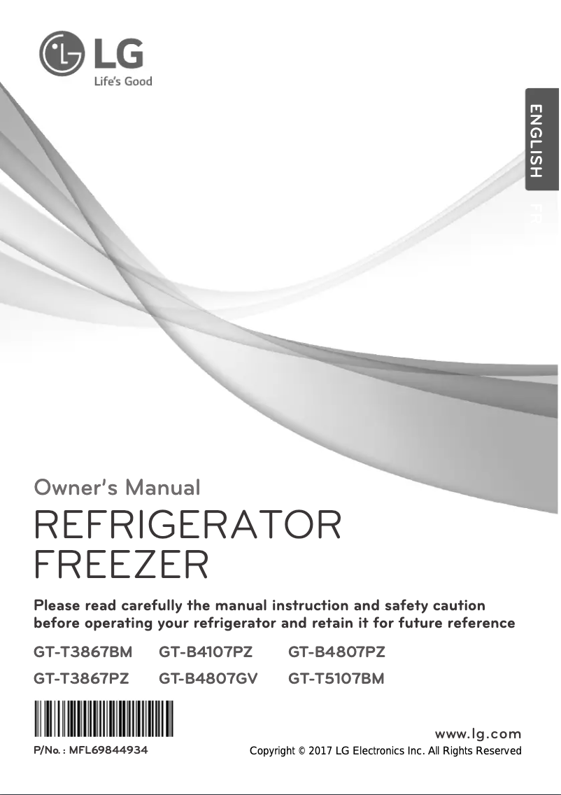 Image de la première page du manuel de l'appareil GT-T3867BM