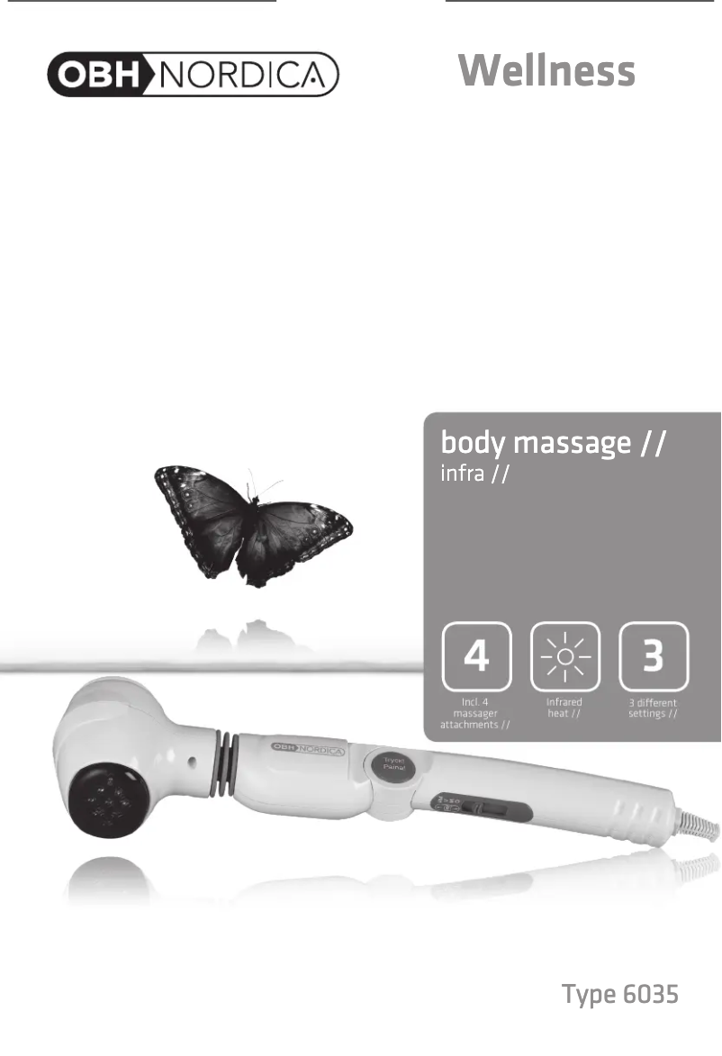 Page 1 de la notice Manuel utilisateur OBH Nordica Infra