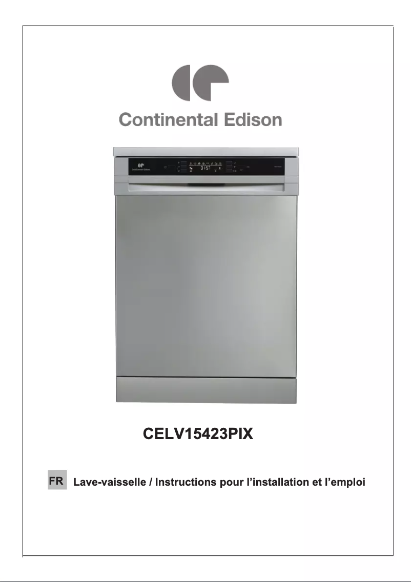 Página 1 del manual Manual de usuario Continental Edison CELV15423PIX