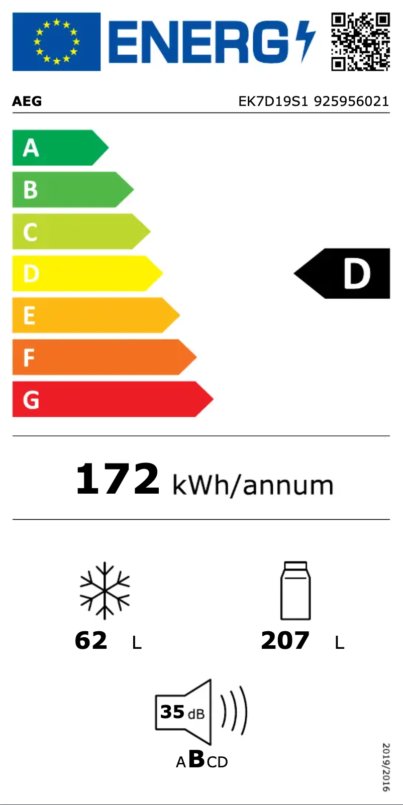 Image de la première page du manuel de l'appareil EK7D19S1