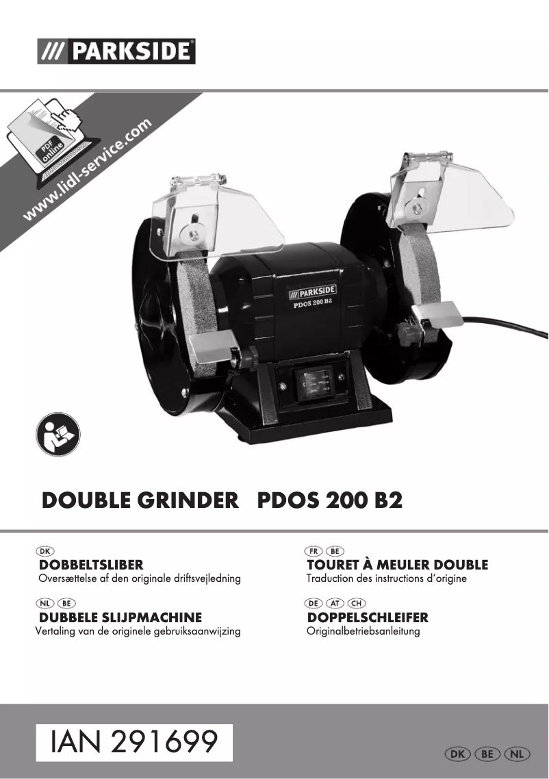 Page n°1 - Manuel utilisateur Parkside PDOS 200 B2