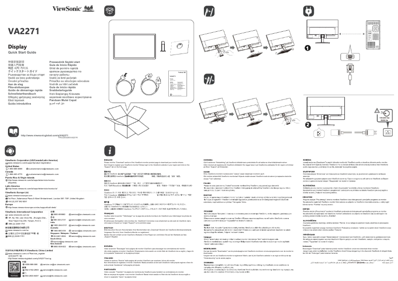 Image de la première page du manuel de l'appareil VA2271
