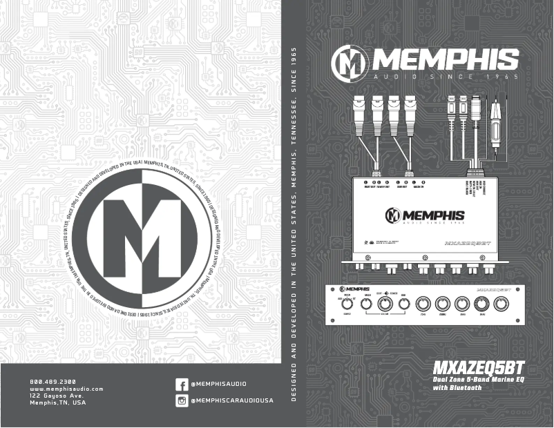 Page n°1 - Manuel utilisateur Memphis Audio MXAZEQ5BT