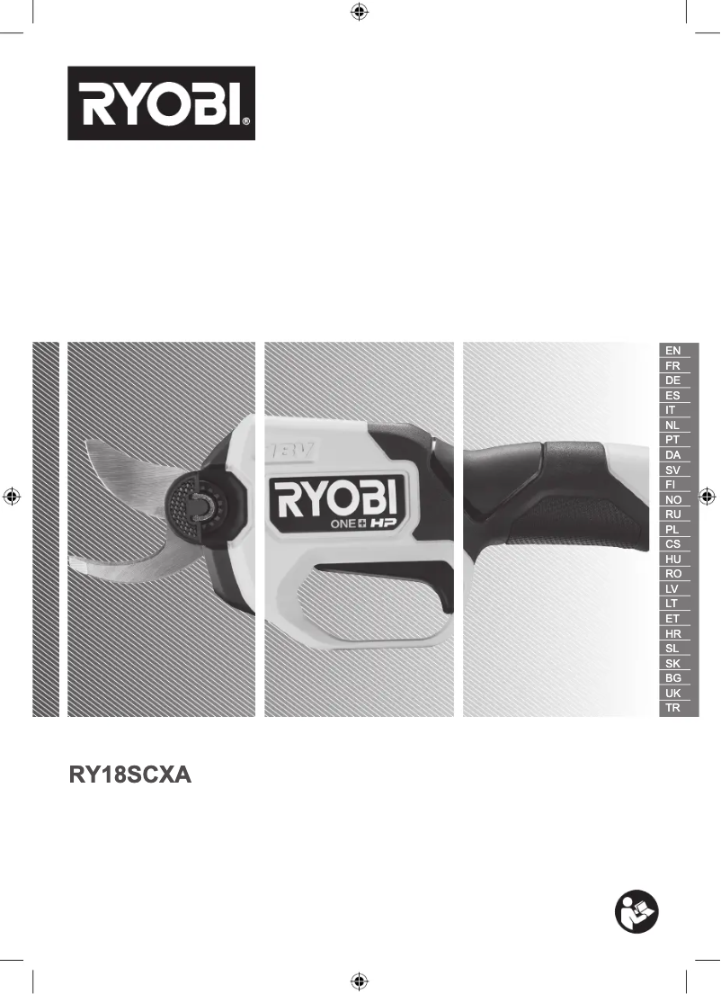 Page n°1 - Manuel utilisateur RYOBI RY18SCXA