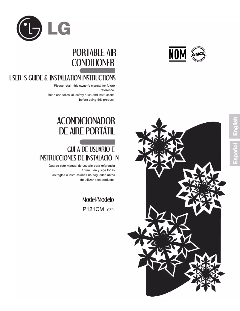 Página 1 del manual Manual de usuario LG P121CM