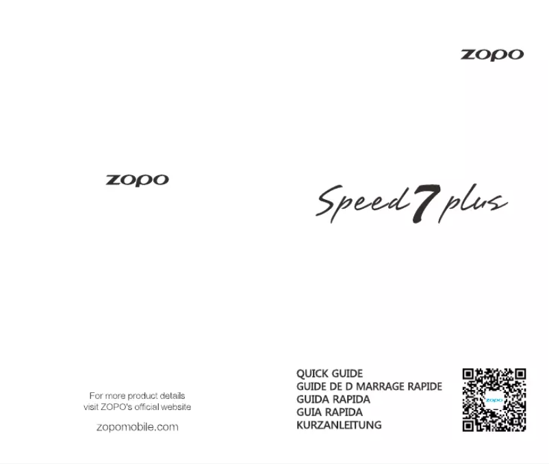 Image de la première page du manuel de l'appareil Speed 7 Plus