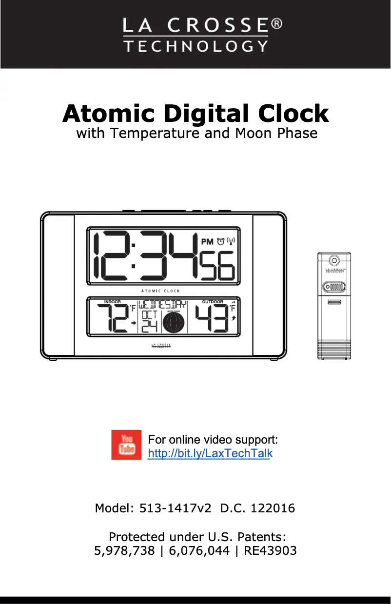 Image de la première page du manuel de l'appareil 513-1417V2