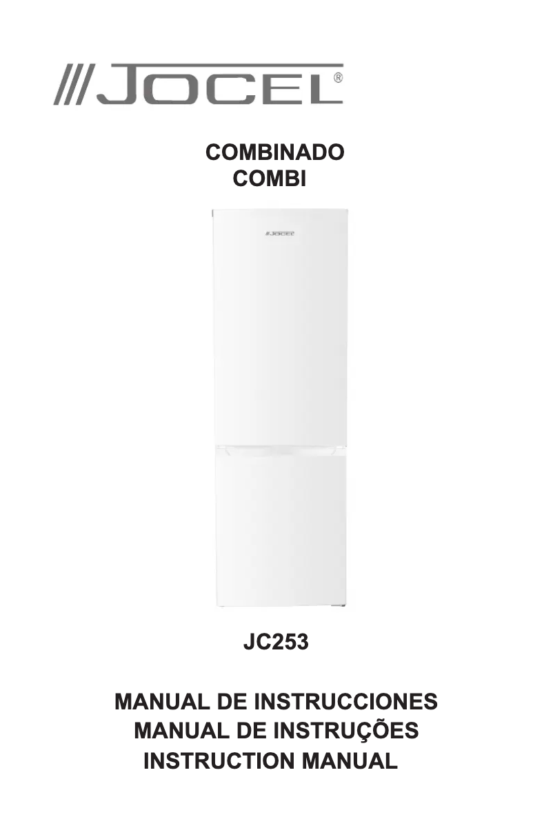 Image de la première page du manuel de l'appareil JC253