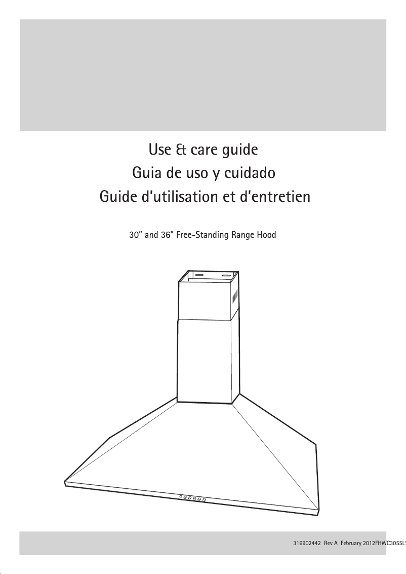 Page n°1 - Manuel utilisateur Frigidaire FHWC3655LS