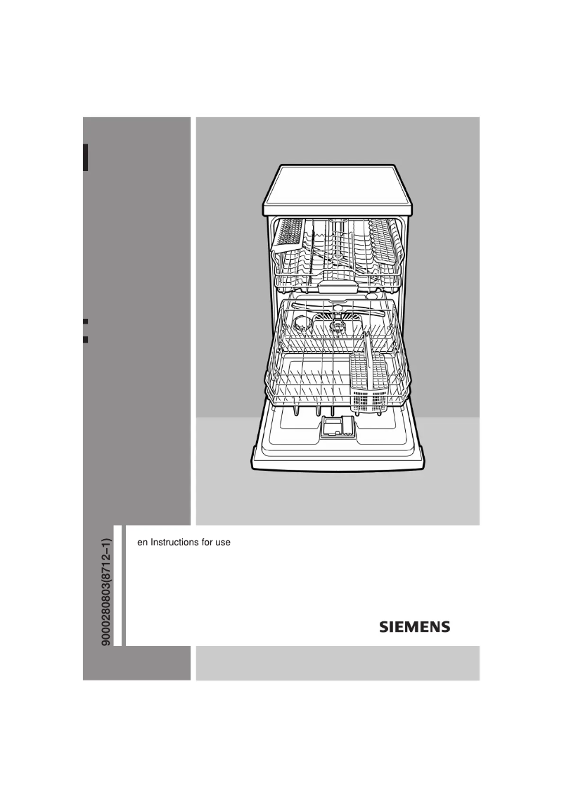 Page n°1 - Manuel utilisateur Siemens SN 56T550