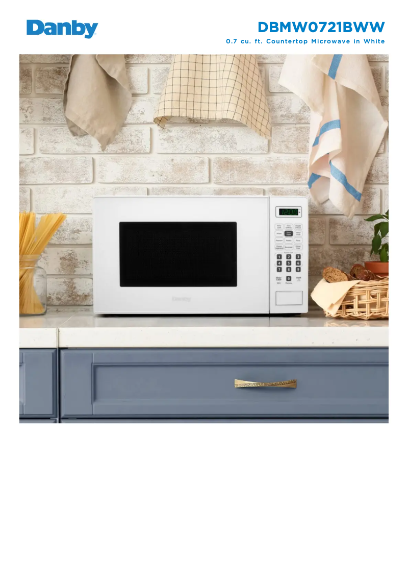 Image de la première page du manuel de l'appareil DBMW0721BWW