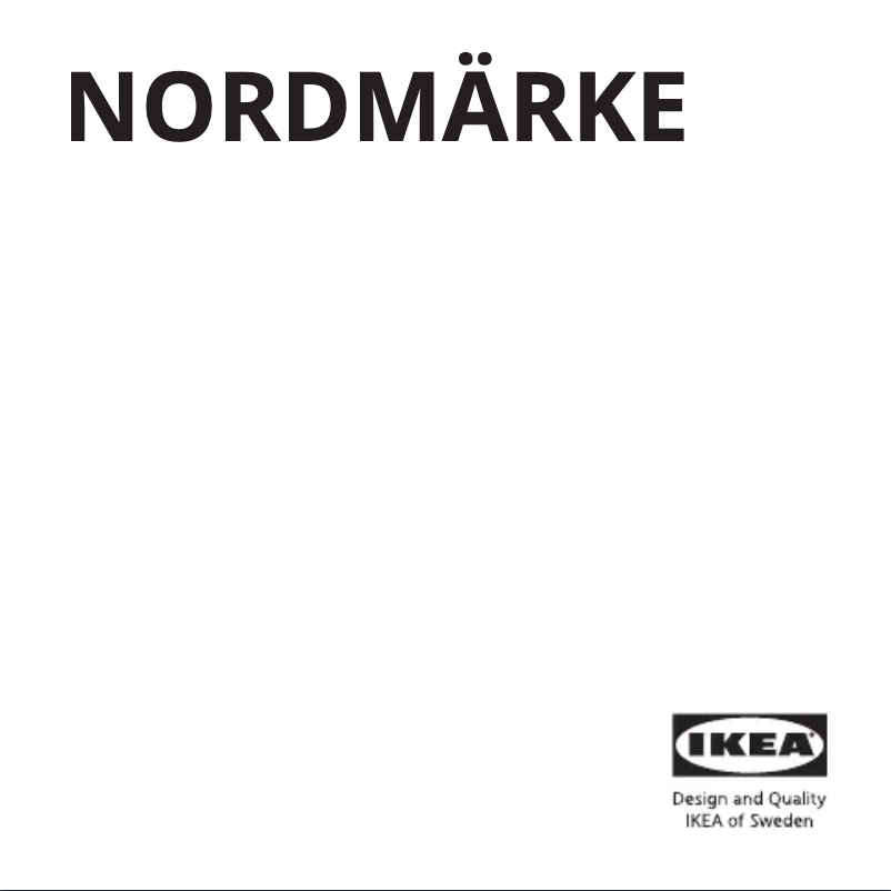 Image de la première page du manuel de l'appareil NORDMÄRKE 804.917.30