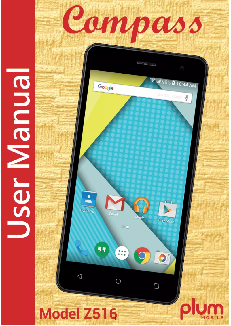 Image de la première page du manuel de l'appareil Compass