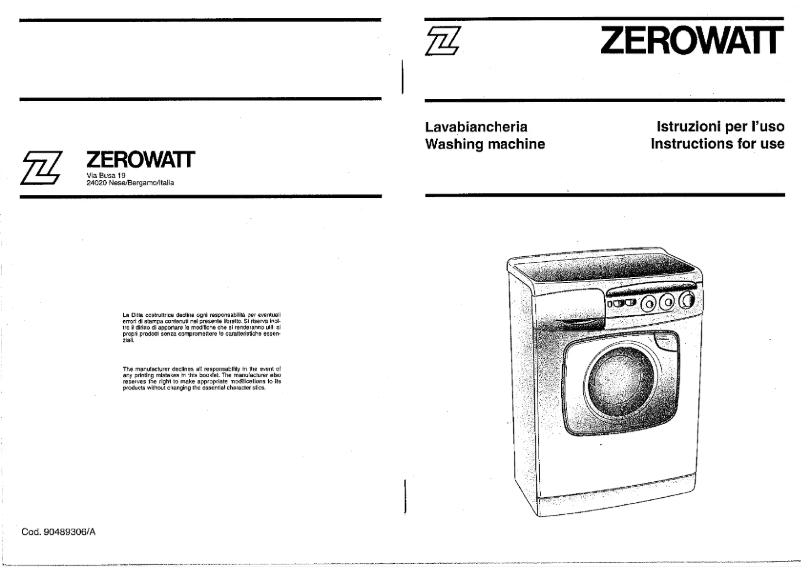 Image de la première page du manuel de l'appareil ZX 66