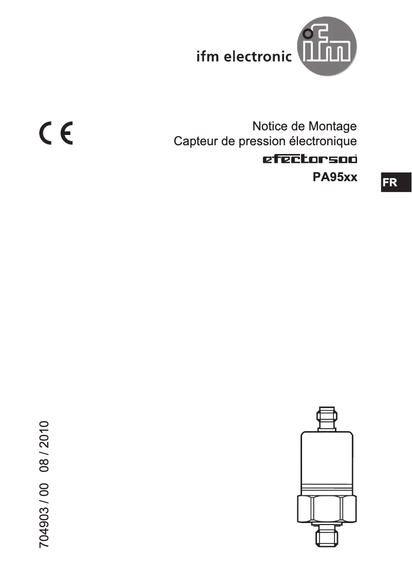 Página 1 del manual Manual de usuario IFM PA9522