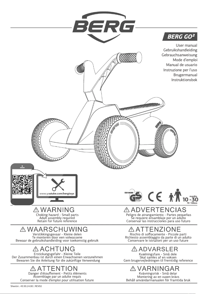 Image de la première page du manuel de l'appareil GO²