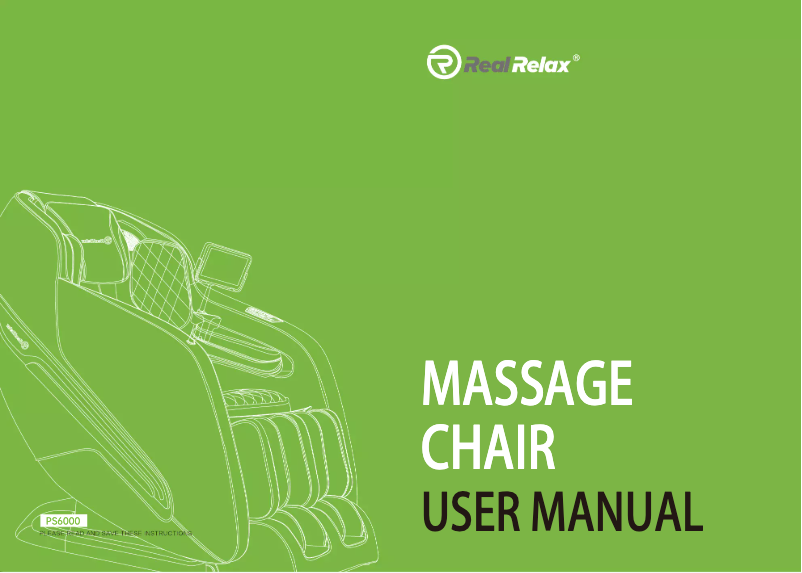 Page n°1 - Manuel utilisateur Real Relax PS6000