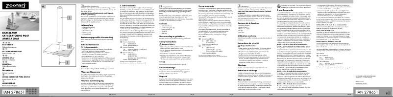 Página 1 del manual Manual de usuario Zoofari IAN 278651